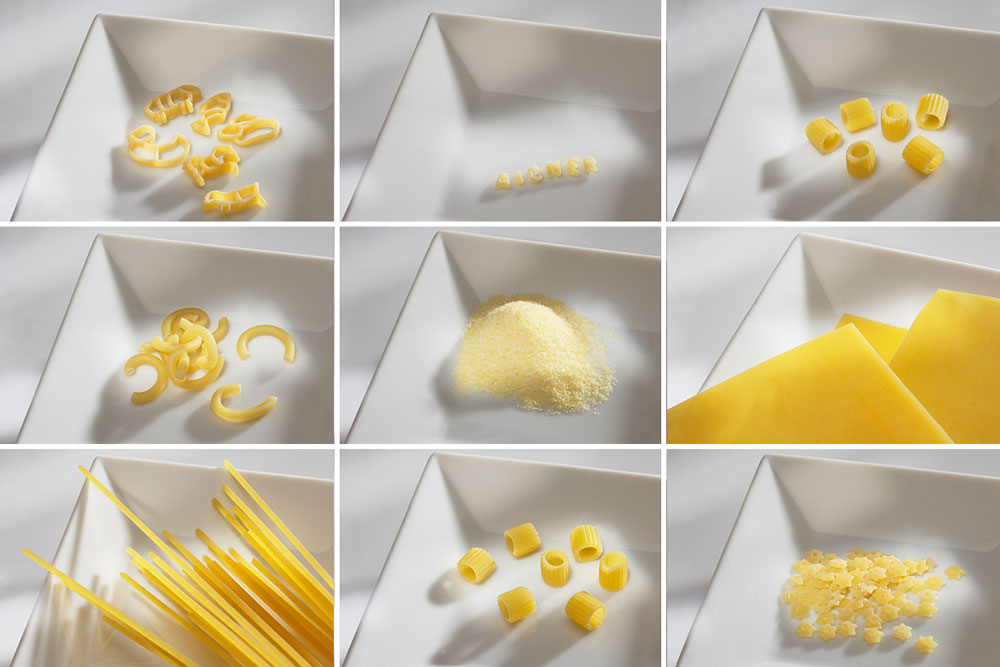 Different Pasta Shapes